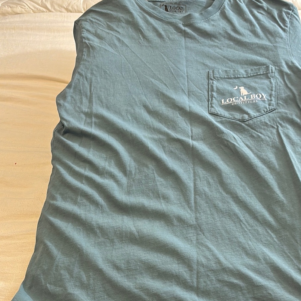 Men's Pocket T-Shirt - Slate Blue